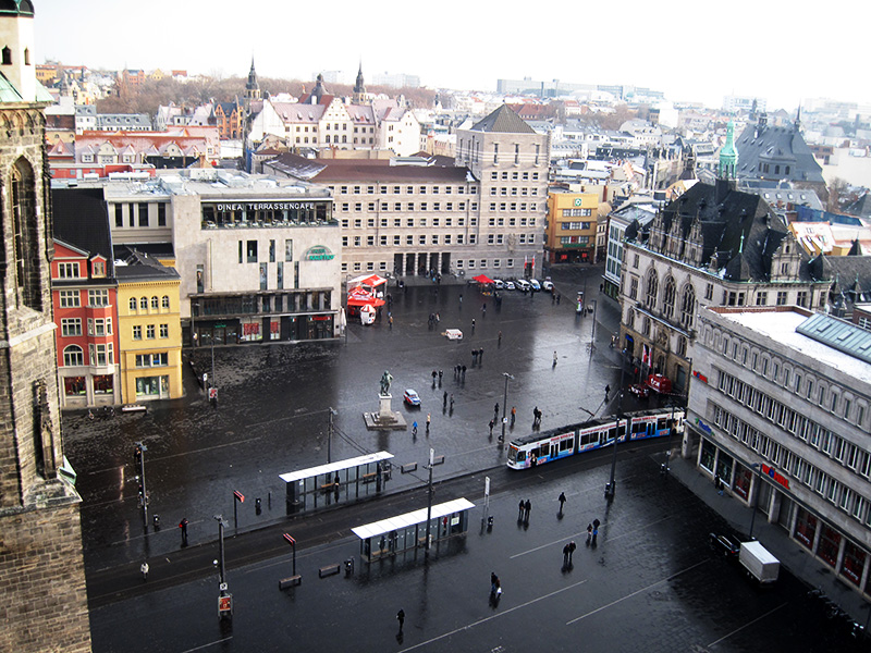 markt von oben